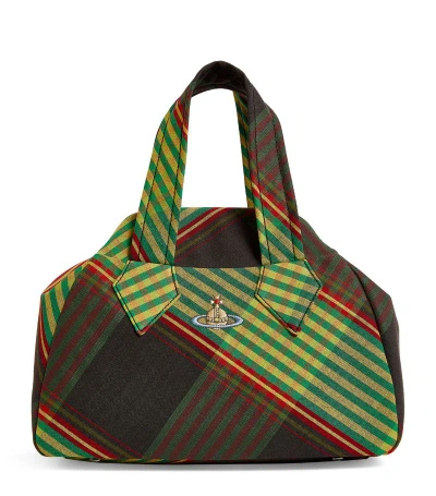 Vivienne Westwood Medium Check Yasmine Top-handle Bag In Multi