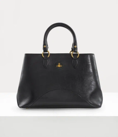 Vivienne Westwood Medium Handbag In Black