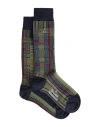 Vivienne Westwood Man Socks & Hosiery Navy Blue Size 5 Merino Wool, Polyamide, Elastane