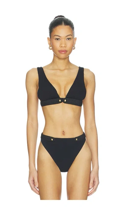 Vix Swimwear Lian Safira Top In Firenze Black
