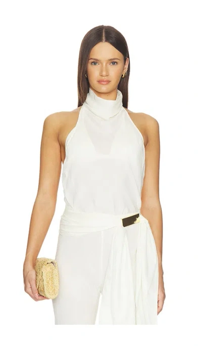 Vix Swimwear X Rosie Huntington-whiteley Ro Top In Off White