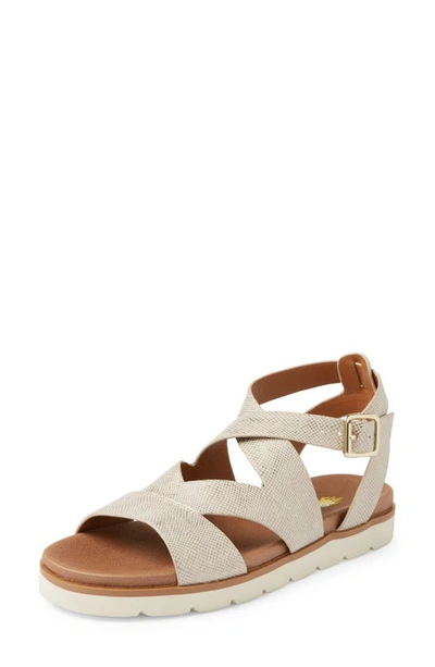 Volatile S'mores Ankle Strap Sandal In Tan