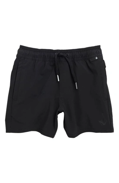 Volcom Kids' Nomoly Hybrid Shorts In Black