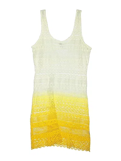 Pre-owned Volcom Swimsuit Cover Up In Yellow