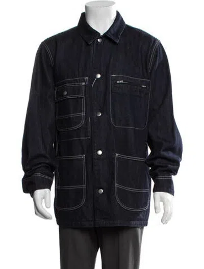 Pre-owned Vowels Denim Jacket In Blue