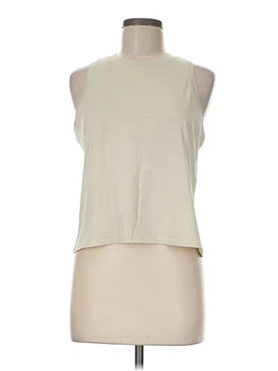 Pre-owned Vuori Sleeveless T-shirt In Ivory