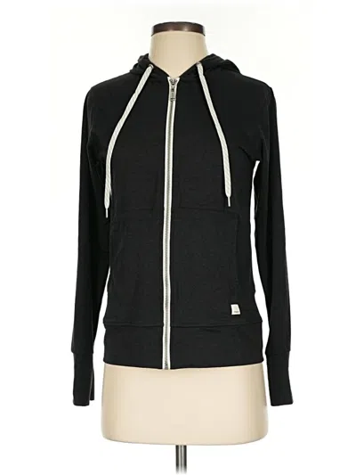 Pre-owned Vuori Zip Up Hoodie In Black