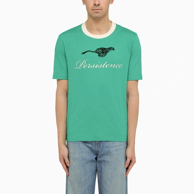 Wales Bonner | Green Cotton T-shirt With Print