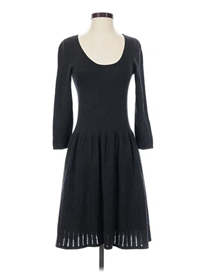 Pre-owned Wallace Casual Dress In Black
