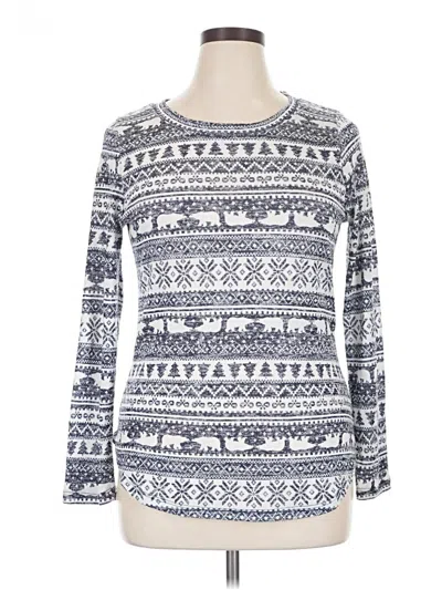 Pre-owned Wallflower Long Sleeve T-shirt In Blue