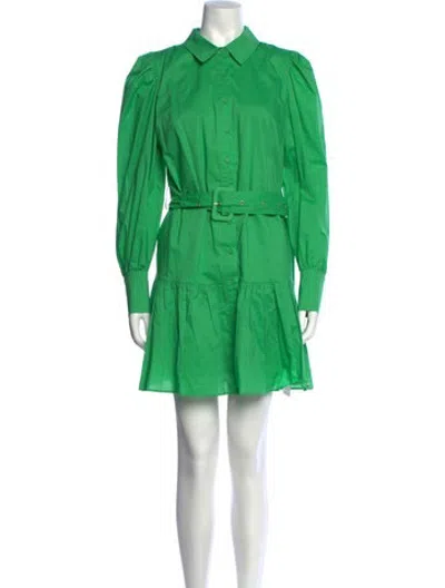 Pre-owned Walter Baker Mini Dress In Green