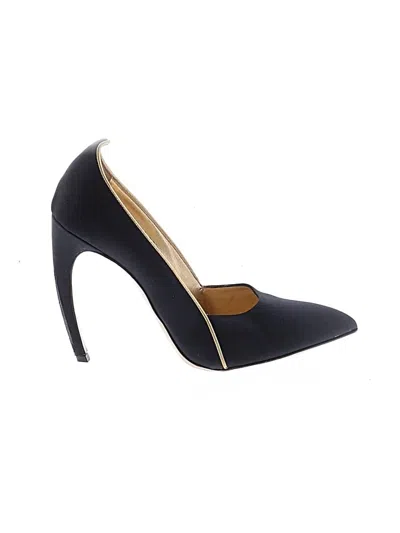 Pre-owned Walter Steiger Heels In Black