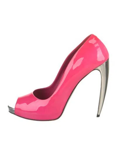 Pre-owned Walter Steiger Patent Leather Pumps In Pink