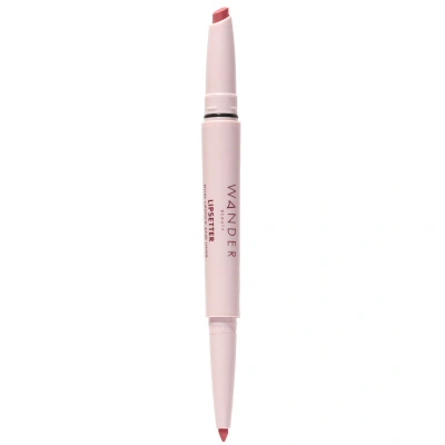 Wander Beauty Lipsetter Dual Lipstick And Liner (various Shades) In White