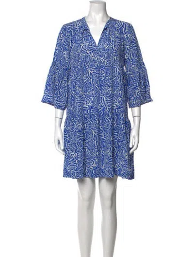 Pre-owned Warm Silk Mini Dress In Blue