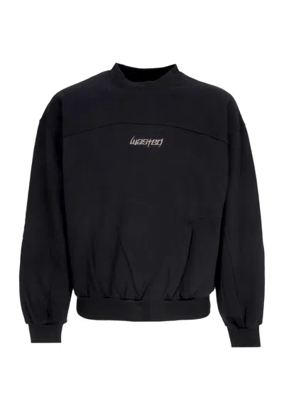 Wasted Paris Crewneck Man Switchblade Boxy Crewneck Black