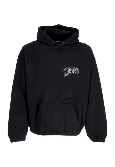 Wasted Paris Hoodie Man Harvest Boxy Hoodie Black
