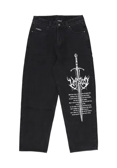 Wasted Paris Jeans Man Sword Casper Pant Faded Black
