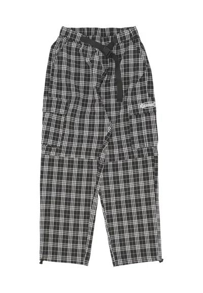 Wasted Paris Men's Yard Tartan Hunter Pant Black/white In Gray