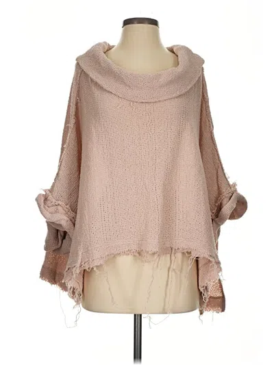 Pre-owned We The Free Poncho In Tan