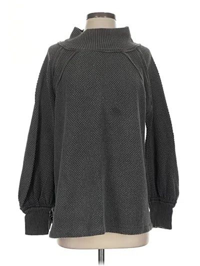 Pre-owned We The Free Turtleneck Sweater In Gray
