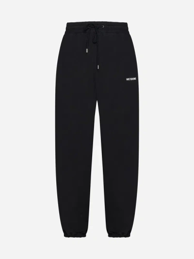 We11 Done Cotton Jogger Pants In Black