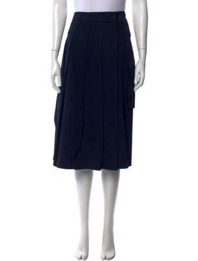 Pre-owned We-ar4 Midi Length Skirt In Blue
