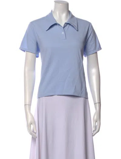 Pre-owned We-ar4 Short Sleeve Polo In Blue