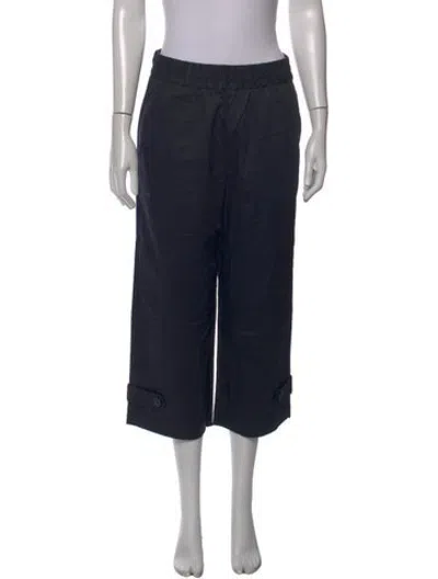 Pre-owned We-ar4 Straight Leg Pants In Black