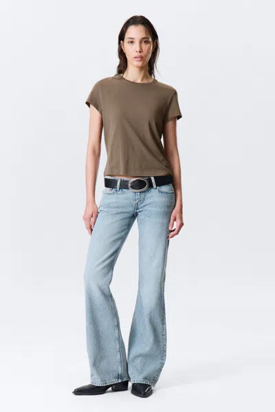 Weekday Nova Low Rise Slim Bootcut Leg Jeans