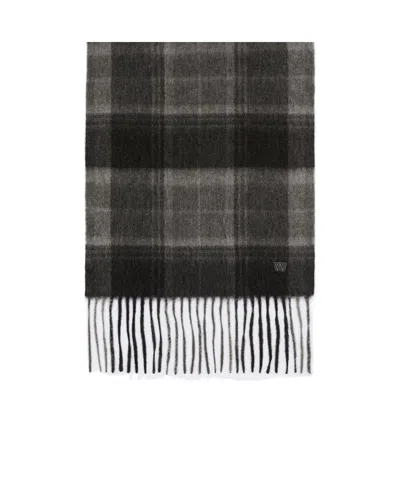 Weekend Max Mara Catone Checked Fringe Scarf In Multi