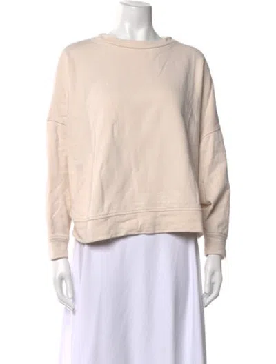 Pre-owned Weekend Max Mara Crew Neck Long Sleeve Sweatshirt In Neutrals