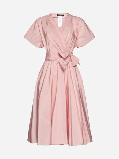 max mara weekend pink dress Sleeveless stretch jersey dress, pink