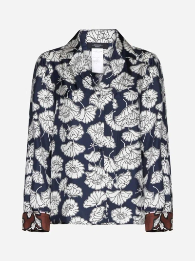 Weekend Max Mara Palla Silk Shirt In Multicolor