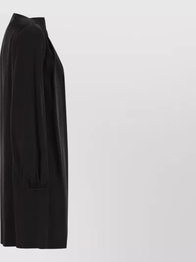 Weekend Max Mara Satin Midi Dress In Black
