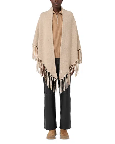 Weekend Max Mara Wkatornado Wool Shawl In Neutral