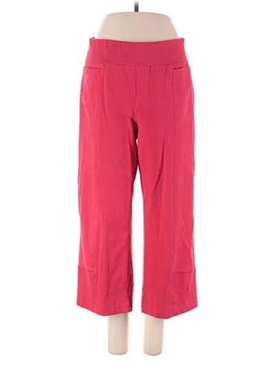Pre-owned Weekends By Chico's Active Pants In Red