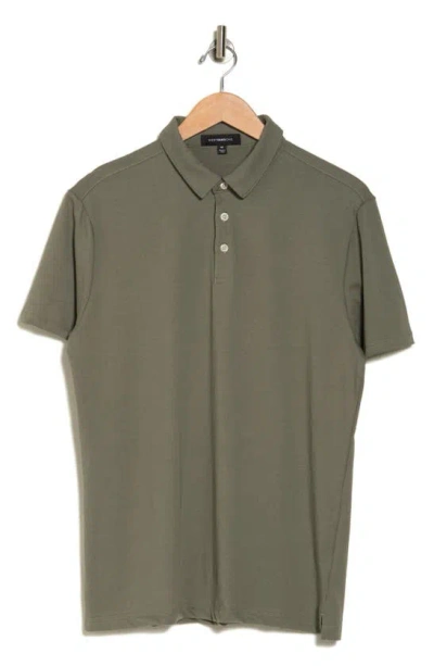 Westzeroone Boston Cotton Blend Polo In Green