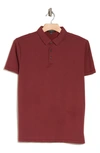 Westzeroone Boston Cotton Blend Polo In Soft Red