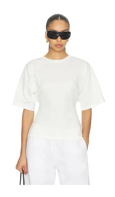 Weworewhat Cinched T-shirt In White