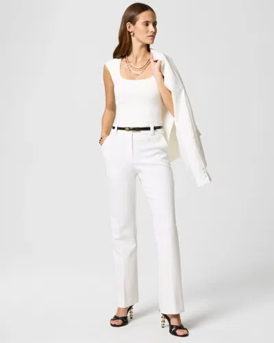 White House Black Market Petite High-rise Blake Bootcut Pants In White