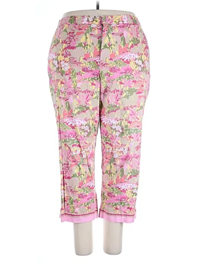 Pre-owned White Stag Casual Pants In Pink
