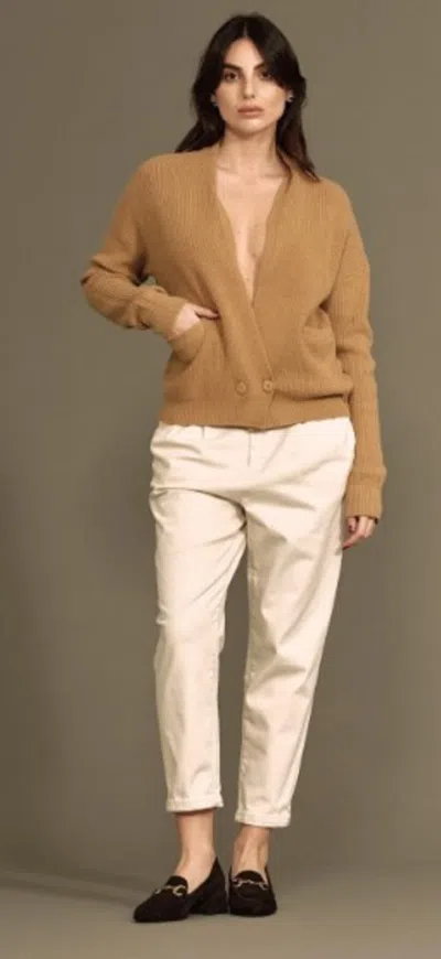 White Wise Trousers Cream In Neutral