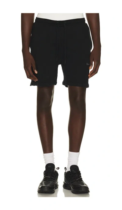 Whitespace Fleece Shorts In Black