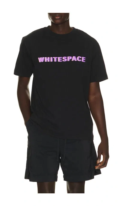 Whitespace Premium Graphic Tee In Black