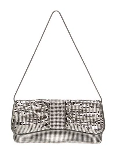 Pre-owned Whiting & Davis Metal Evening Bag In Silver