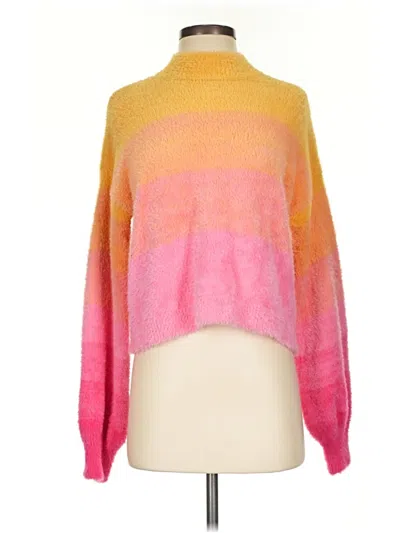 Pre-owned Wild Fable Pullover Sweater In Pink