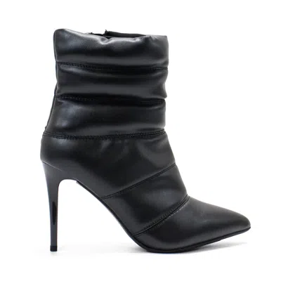 Wild Pair Women's Duaa Faux Leather Ankle Boots In Black