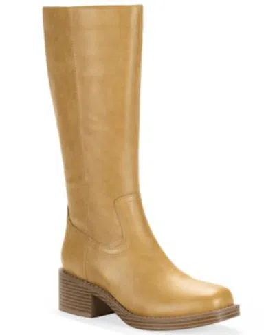 Wild Pair Womens Warblerr Square Toe Tall Boots Created For Macys Regular Wide Calf In Brown