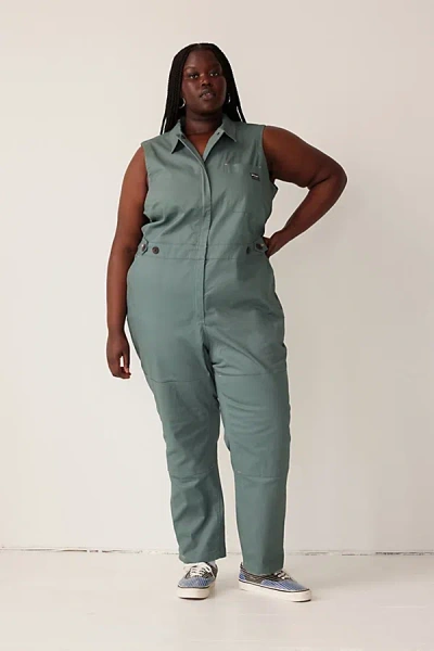 Wildfang Uo Exclusive The Essential Sleeveless High Waisted Coverall In Dark Turquoise At Urban Outfitters